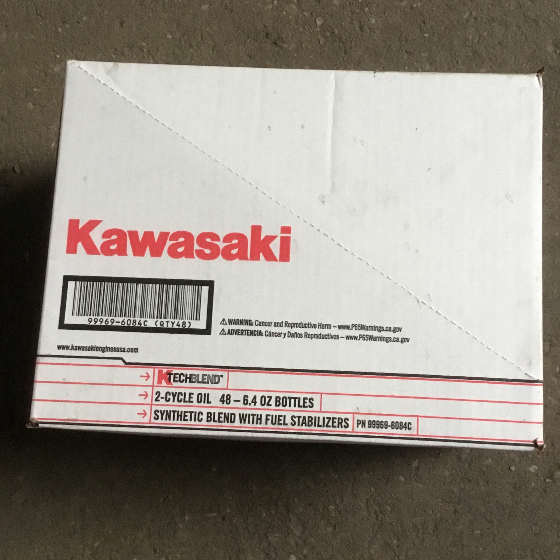 KAWASAKI 2 CYCLE SYN BLEND 2.5 GAL MIX - 48/6.4OZ